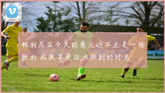 帕利尼亚今天的意义远不止是一场胜利 我很享受效力热刺的时光